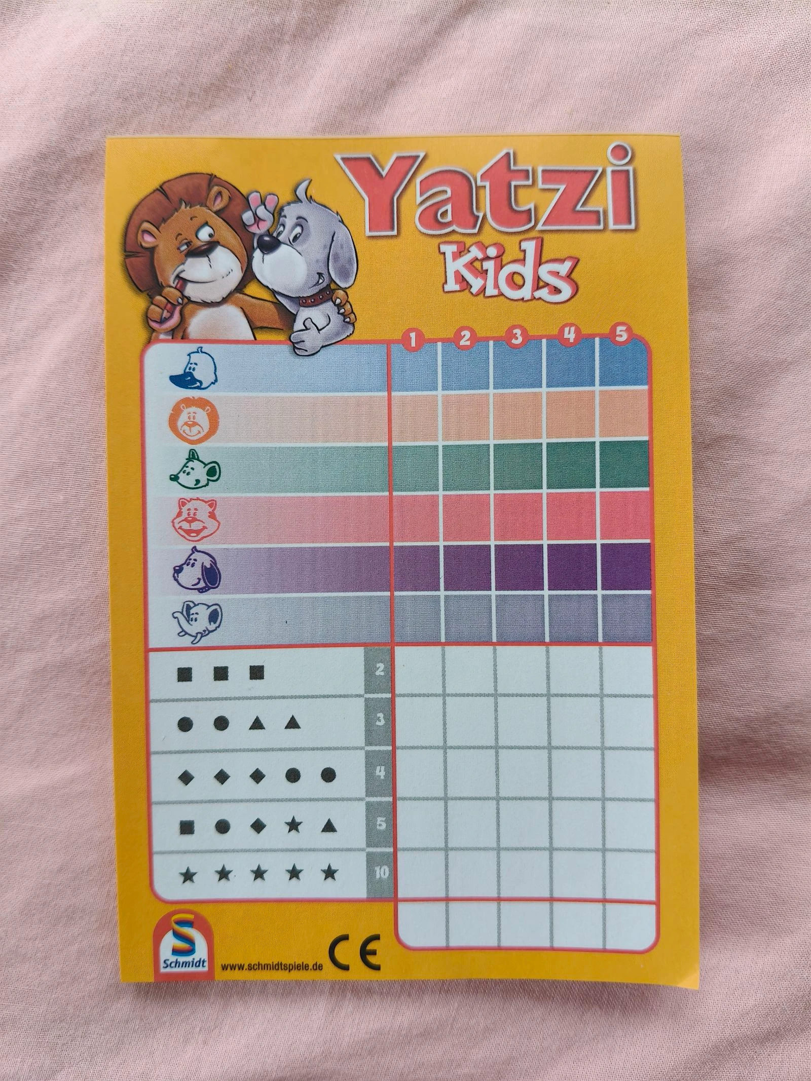 Yatzi kids dobbelspel Schmidt 5 jaar en ouder, nieuw – photo 6
